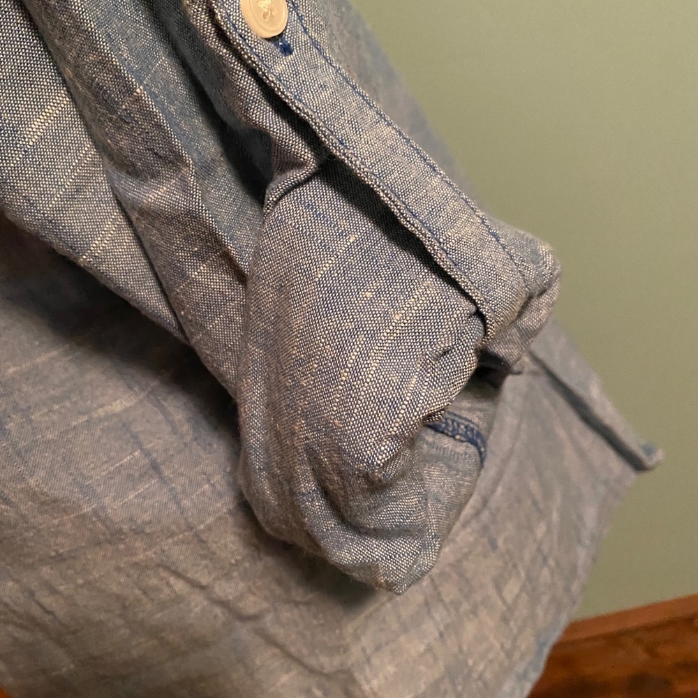 Denim Mossimo Button Down - Picture 2 of 4